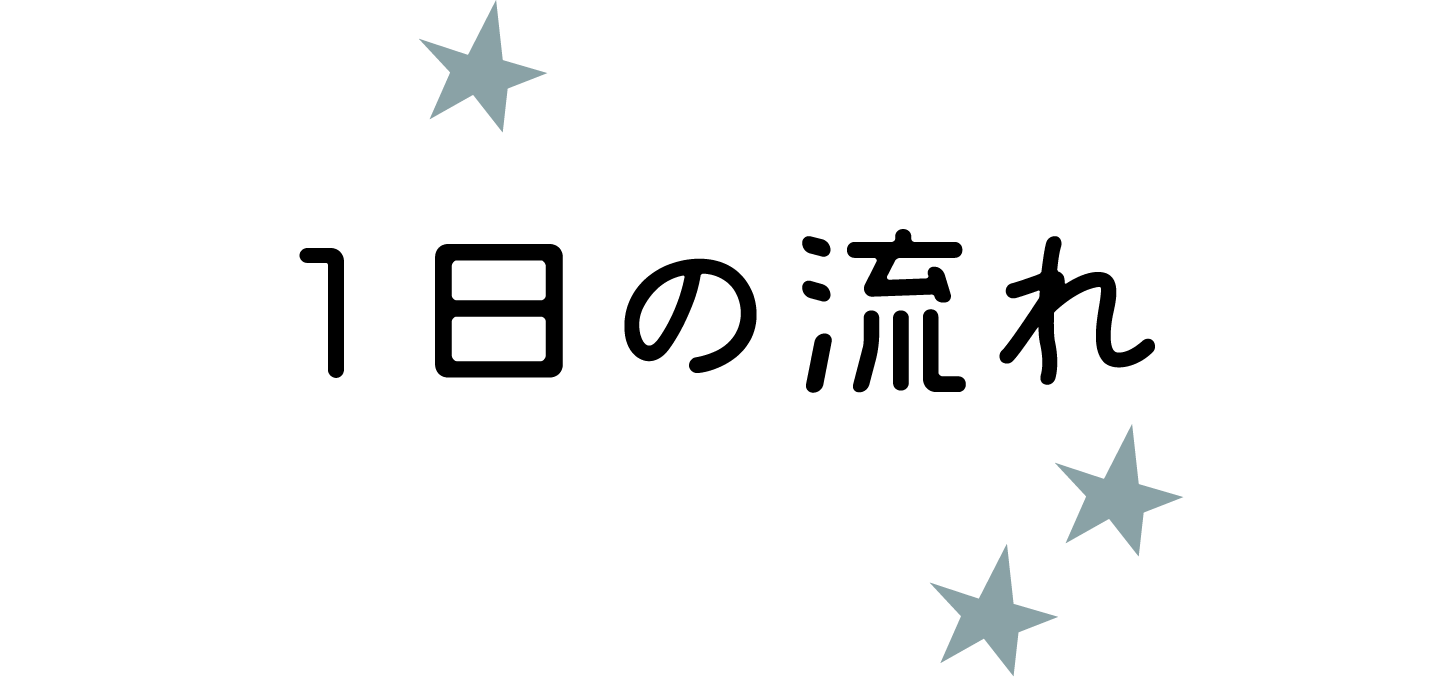 1日の流れ